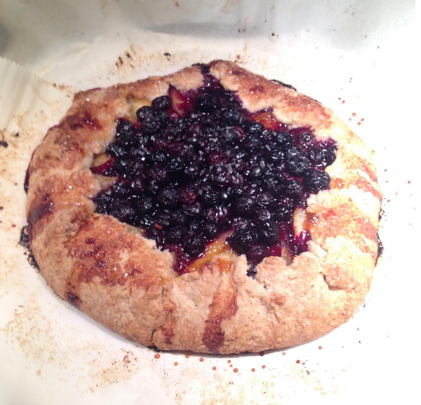 Blueberry and Plum Galette