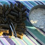 dolmas and tzatziki